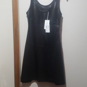 Leather Mini Dress